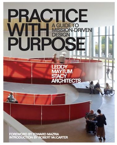 Book cover reads. 'Practice with Purpose: A Guide to Mission-Driven Design'