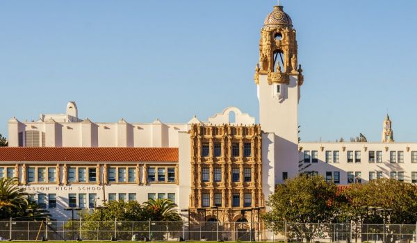 High school in California