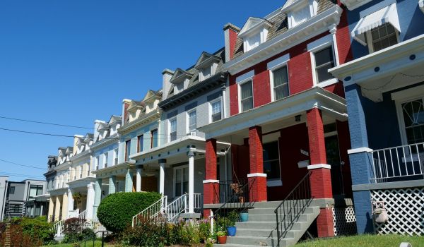 Rowhomes in Washington, DC