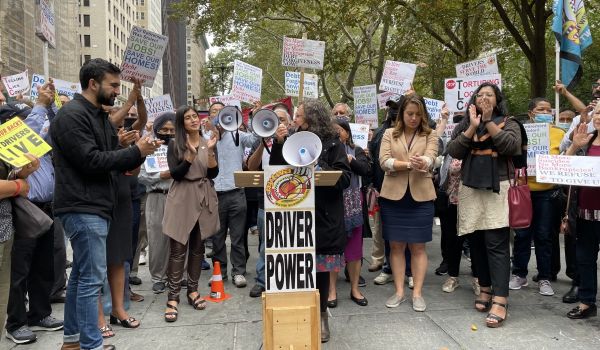 Bhairavi Desai, executive director of NY Taxi Workers Alliance