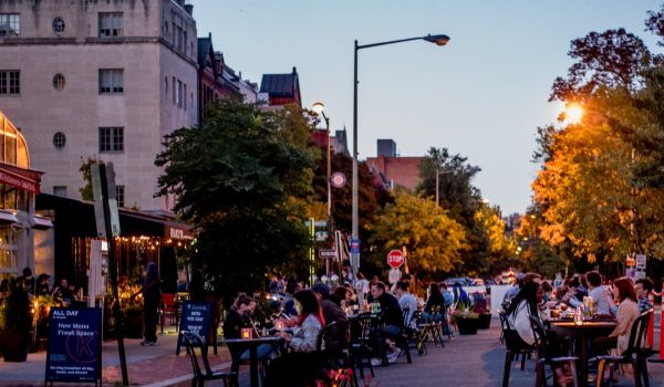 Streatery in Washington, D.C.